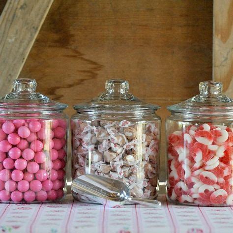 Old-Fashioned Candy Jar » Old-fashioned, clear glass candy jars make a ...