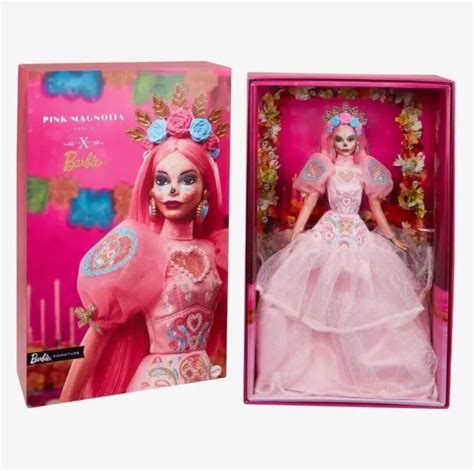 EXCLUSIVE BARBIE SIGNATURE Dia De Los Muertos Pink Magnolia Doll 2023 Mattel $250.00 - PicClick