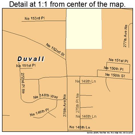 Duvall Washington Street Map 5319035