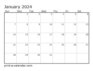 Printable Calendar 2024 Free Monthly - 2024 And 2024 Calendar