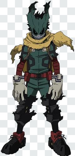 Vigilante Deku with Mask Transparent PNG My Hero Academia - PNGAnime