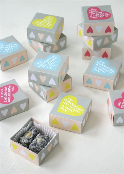 Valentine Treat Boxes with Free Printable