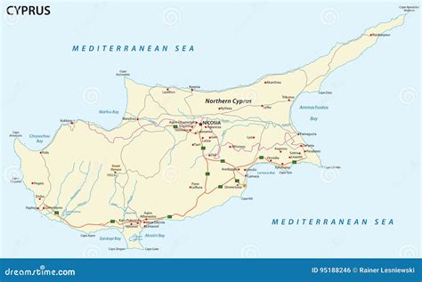 Cyprus map eps