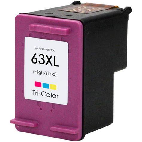 Remanufactured HP 63 Color Ink Cartridge, High Yield (F6U63AN) | 1ink.com