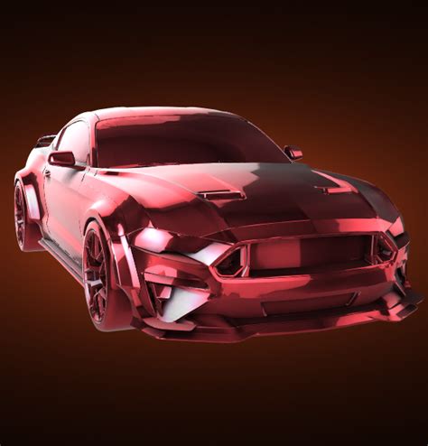 Archivo OBJ Ford Mustang RTR 🚙・Plan imprimible en 3D para descargar・Cults