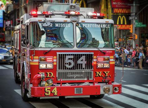 New York Fire Dept Responds Photograph by Daniel Hagerman