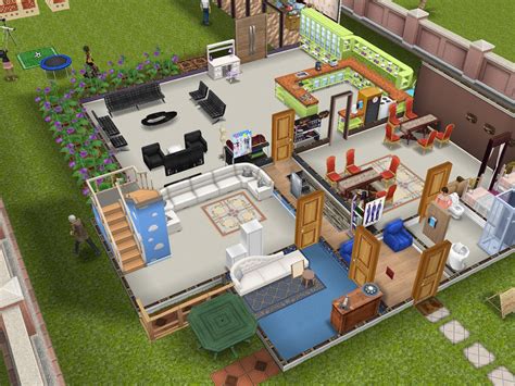 Pin van fya zainal op Sims Mobile House Inspirations