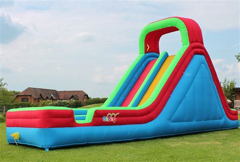 BeBop 22ft Double Inflatable Water Slide: Amazon.co.uk: Toys & Games