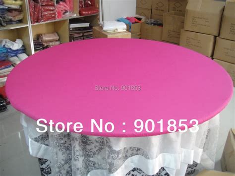 5ft or 60inch round spandex tablecloth topper-in Tablecloths from Home ...