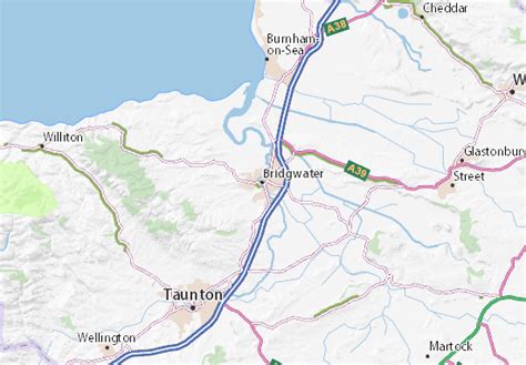 MICHELIN Bridgwater map - ViaMichelin