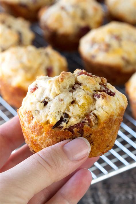 Savory Bacon Cheddar Muffins