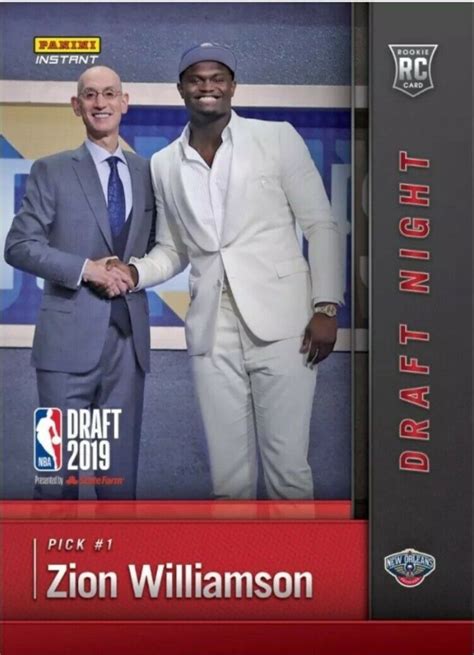 2019/20 Panini Instant Zion Williamson Rookie Card – Zion Cards