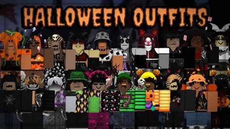 20 ROBLOX HALLOWEEN OUTFIT IDEAS (BOYS+GIRLS) - YouTube