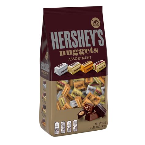 HERSHEY'S, NUGGETS, Assorted Chocolate Candy, Bulk Candy, 52 oz, Bag ...