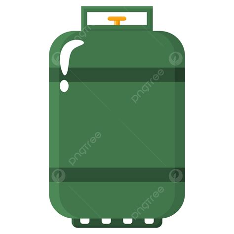 Lpg Gas Cylinder Green Vector, Lpg, Cylinder, Gas PNG and Vector with Transparent Background for ...