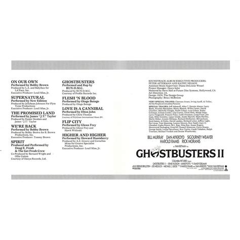 Ghostbusters 2 - Soundtrack - CD - Cinéma Passion