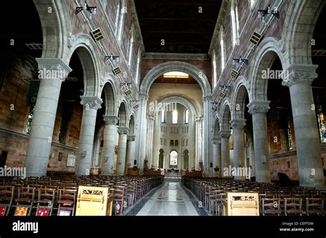 Interior view of the grand Belfast Cathedral Stock Photo - Alamy