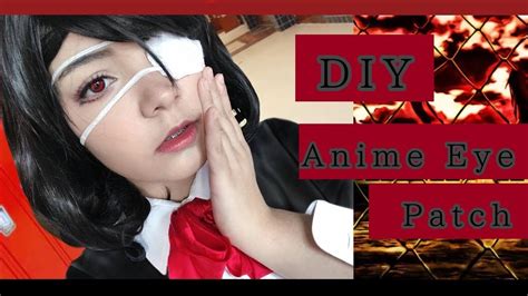 DIY: Anime Eye Patch | Misaki Mei Eye Patch - YouTube