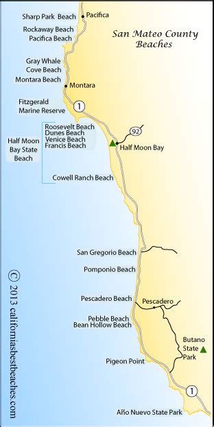 San Mateo County Beaches - mobile