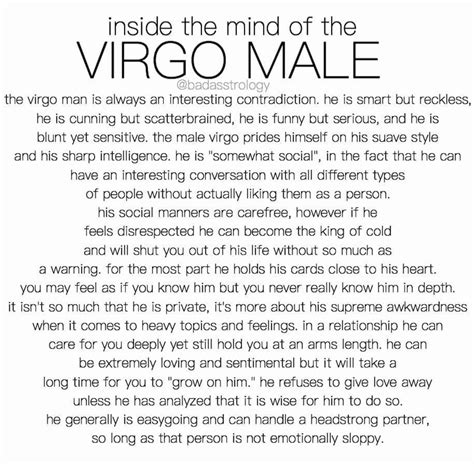 the poem inside the mind of the virgo male