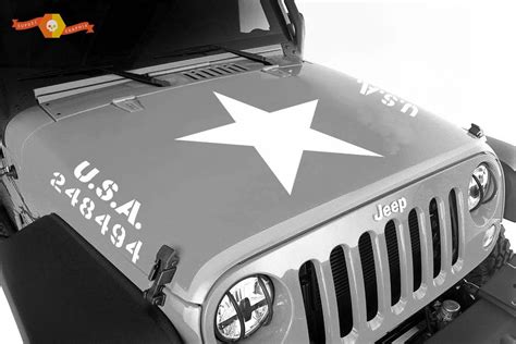 Total 57+ imagen jeep wrangler army decals - Abzlocal.mx