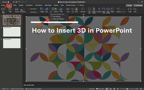 How to Insert 3D Objects in PowerPoint