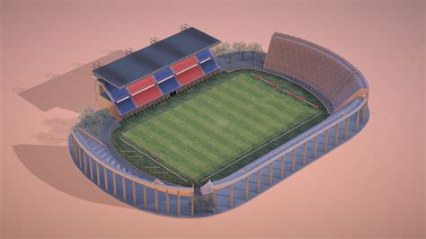 San Lorenzo Stadium "Pedro Bidegain" - Buy Royalty Free 3D model by ...