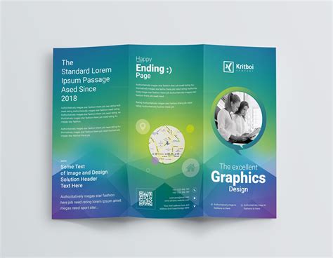 Professional Corporate Tri-Fold Brochure Template 001205 - Template Catalog