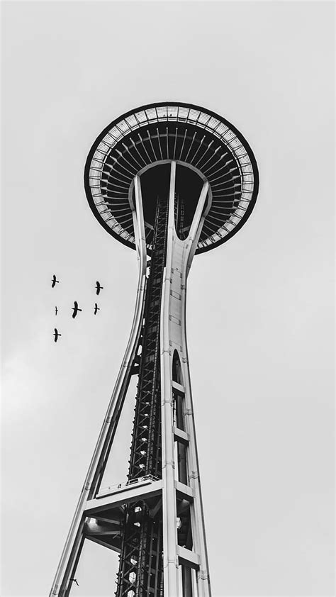 Seattle Space Needle, seattle, space needle, state, washington, HD mobile wallpaper | Peakpx