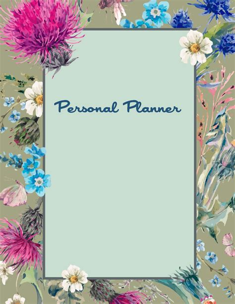 Floral Personal Planner Printable — That Bald Chick®