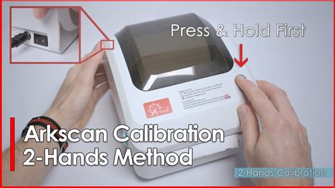 How to run label calibration for label printer via two hands (basic ...