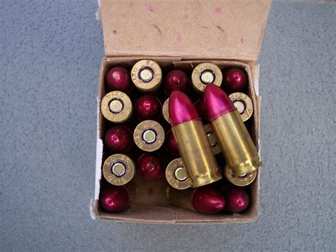 25 round boxes of red tipped Argentine Military Issued 9mm tracer ammo - Picture 2