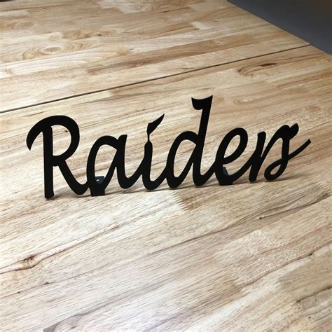 Raiders Sign Raiders Decor Raiders Gift | Etsy