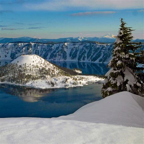 Crater Lake Winter Camping