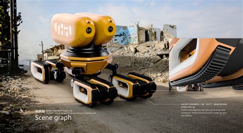 SHFL地震救援机器人 SHFL Earthquake Rescue Robot | Behance