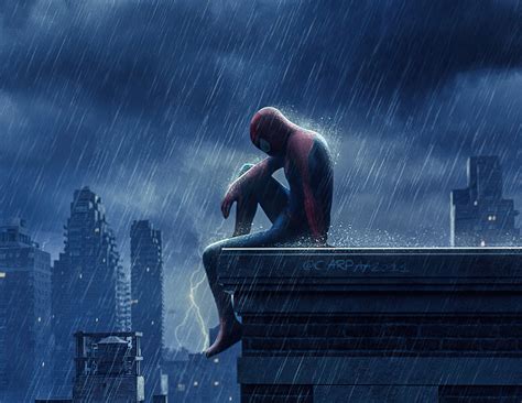 1359x1050 Sad Spider-Man No Way Home 4k 1359x1050 Resolution Wallpaper, HD Superheroes 4K ...