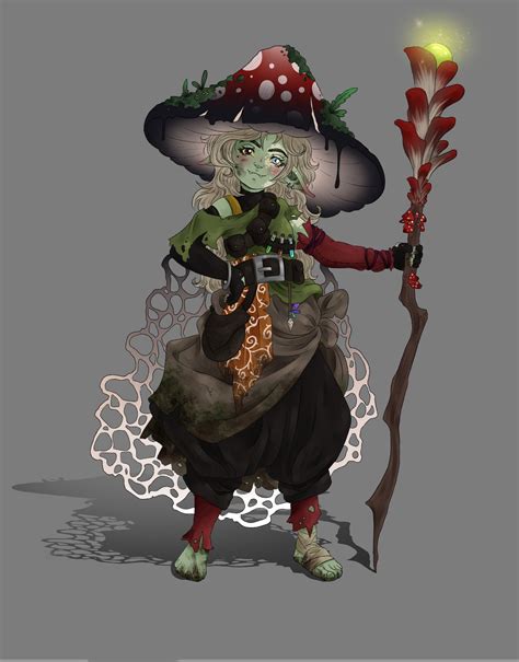 ArtStation - New D&D character, Dott she is a Goblin Druid Fantasy Character Art, Rpg Character ...