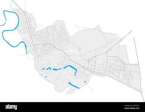 Pokrov, Dnipropetrovsk Oblast, Ukraine high resolution vector map with ...