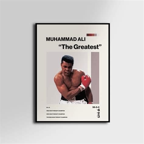 Muhammad Ali Poster - Etsy