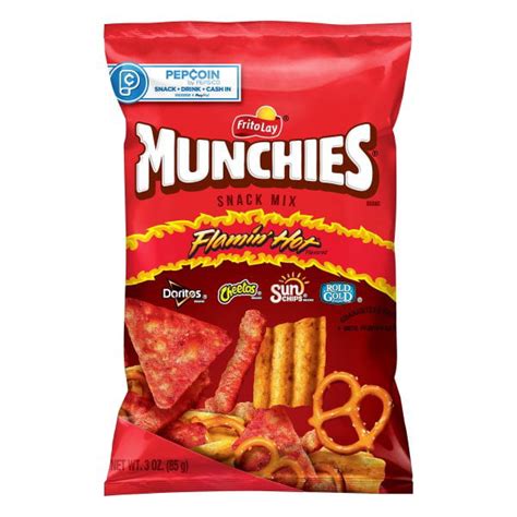 Munchies Flamin' Hot Snack Mix 3 oz. Bag - Walmart.com - Walmart.com