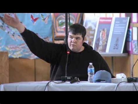 William Housty Addresses NEB on Heiltsuk Culture, Threat of Oil Spill - YouTube