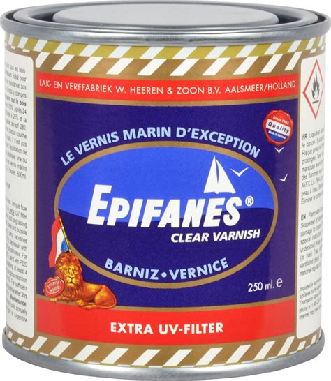 Clear High Gloss Marine Varnish - Epifanes - Ardec - Finishing Products