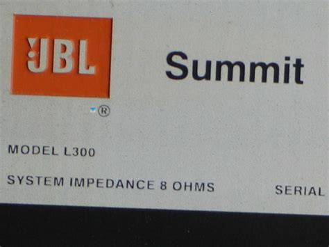 Jbl L300 Summit - Page 5