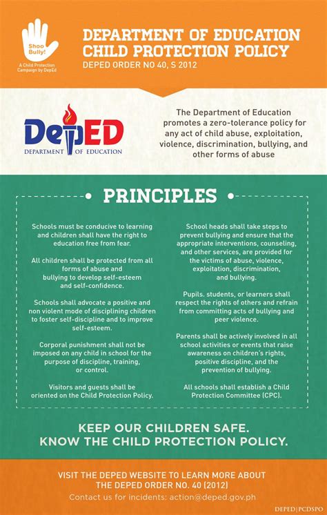 DepEd Child Protection Policy Infographics by DepEd Philippines - Issuu