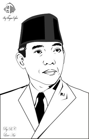 Mewarnai Gambar Soekarno - 55+ Koleksi Gambar