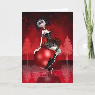 Cool Personalized Gothic Christmas Cards