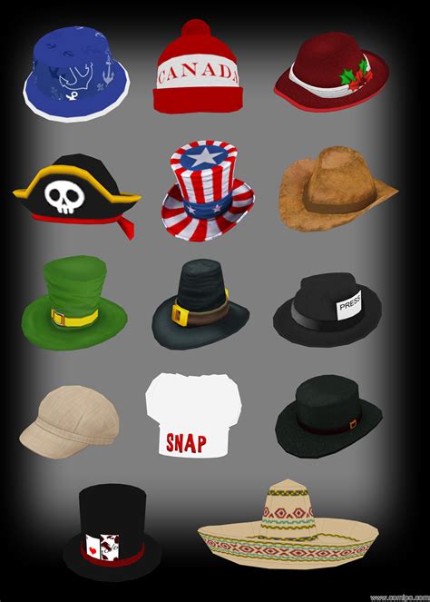 3D Models: Hats by themadirishman on DeviantArt