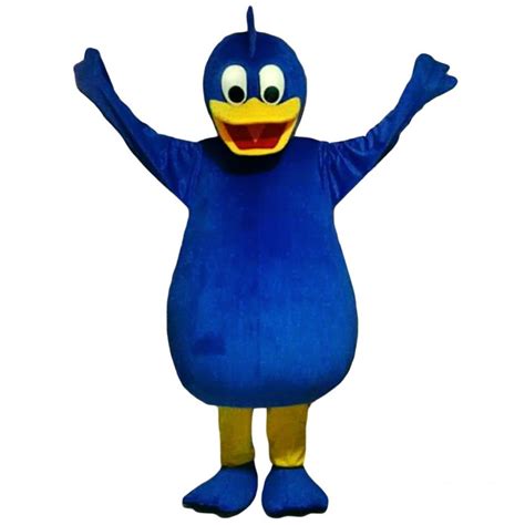 Blue Duck Mascot Costume