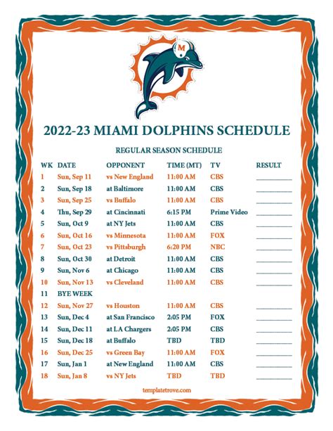 Miami Dolphins Schedule 2024 Schedule Tickets - Harli Kissiah