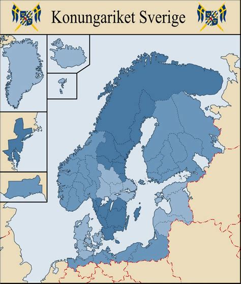 The Greater Swedish Empire by fennomanic on DeviantArt | Sweden map ...